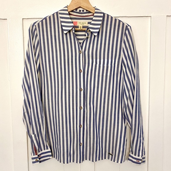 Ted Baker striped button up shirt - Picture 3 of 9